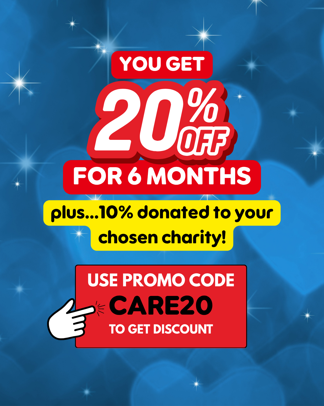 Care Mobile 20% off mobile view