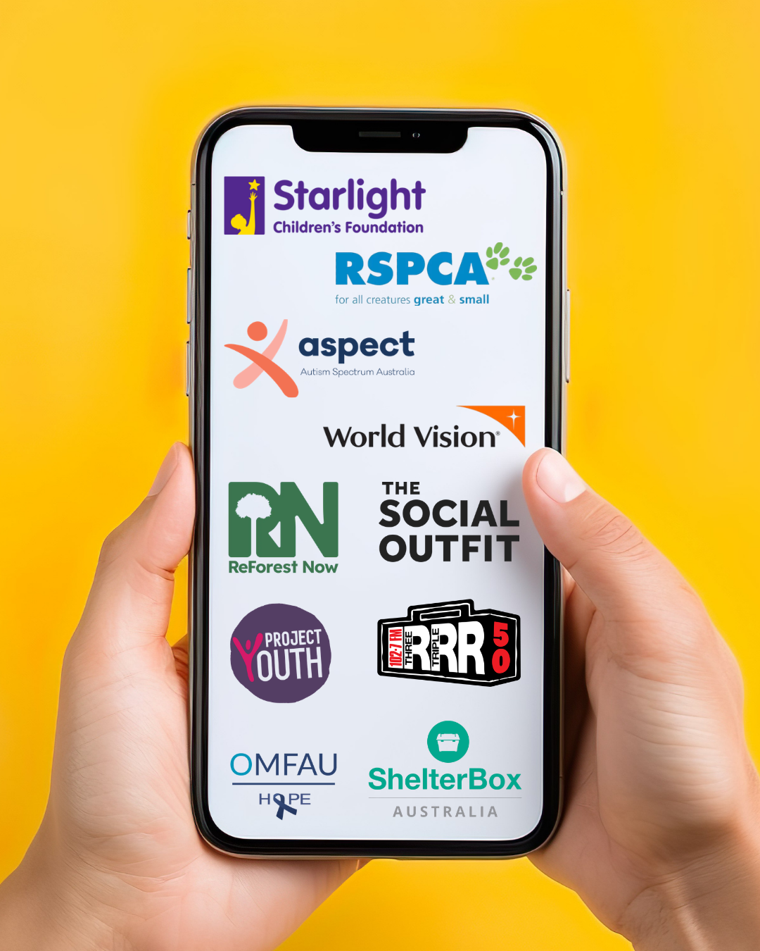 Care Mobile Charity partners